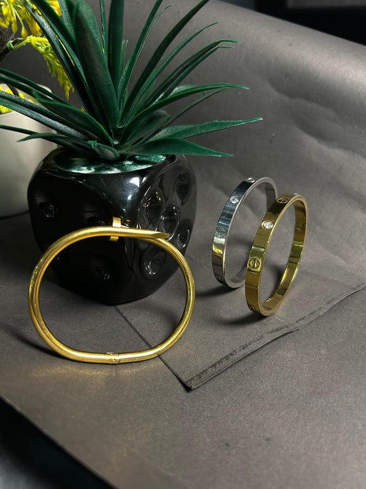 Daily Wear Set of Three Cartier Bracelet