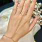Golden Link Hand Chain Bracelet
